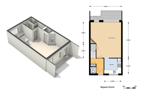 Plattegrond woonkamer maken. amazing plattegrond woonkamer ... Plattegrond maken kamer